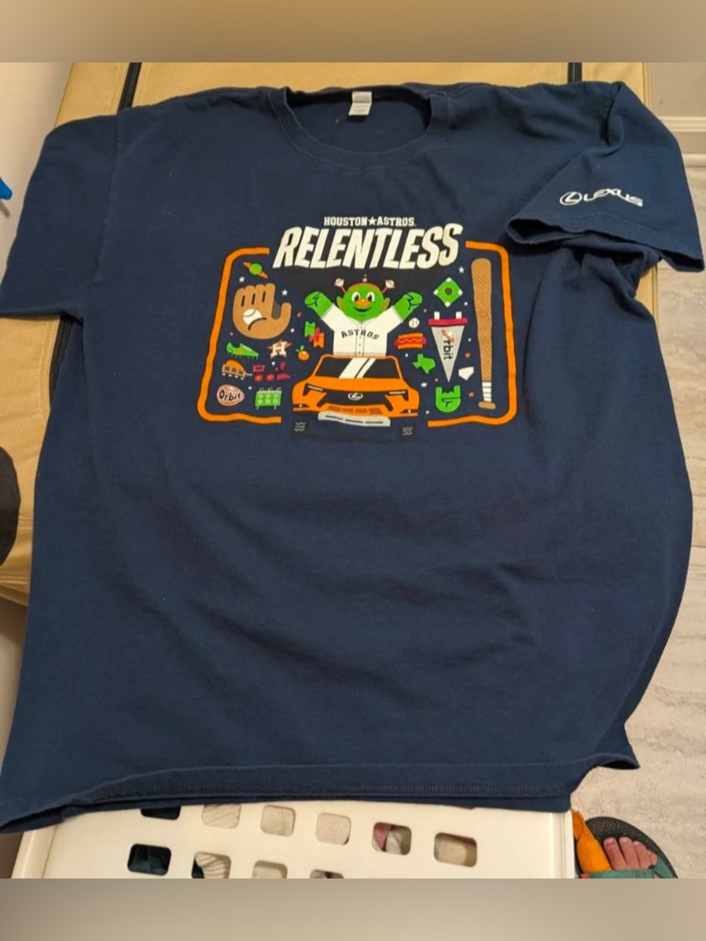 Houston Astros "Relentless" Navy T-Shirt